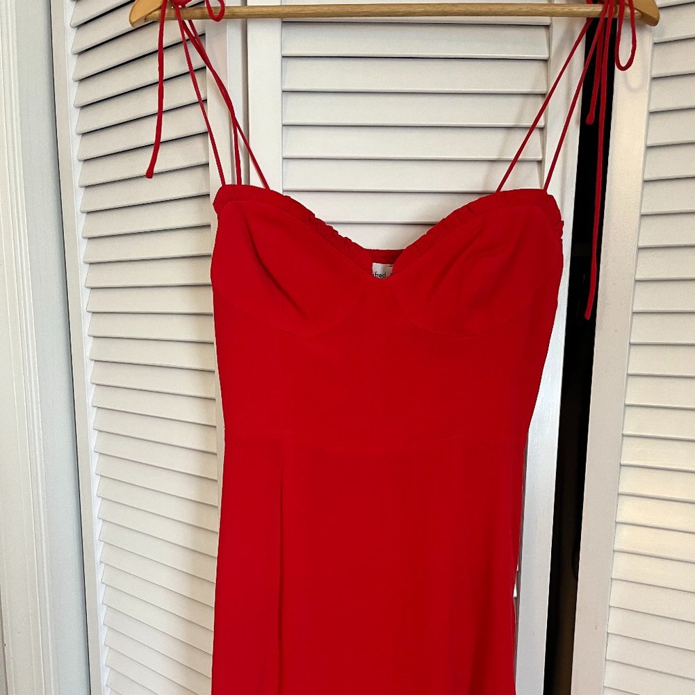 Aritzia Wilfred Fable Dress, Red (Size 4)